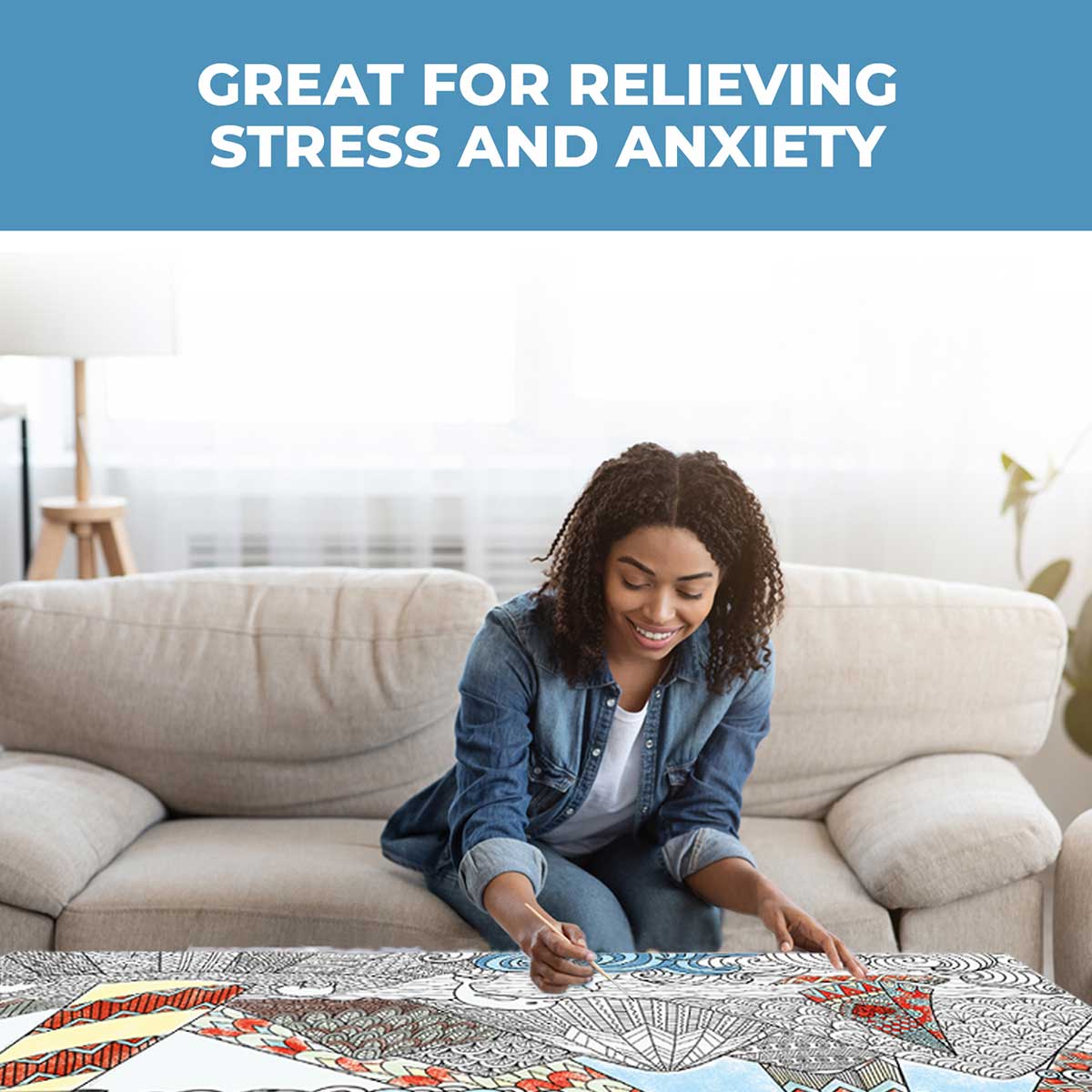 Seascape Coloring Poster - Image 8