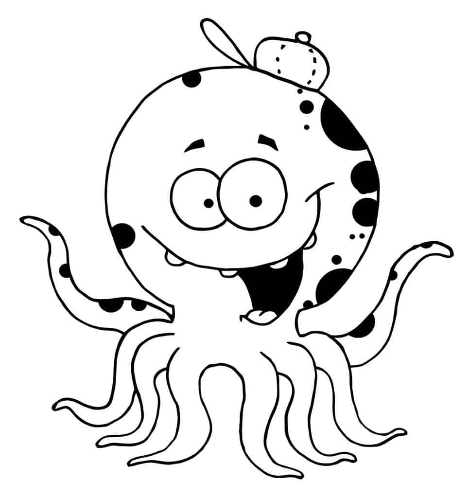 octopus wearing a hat