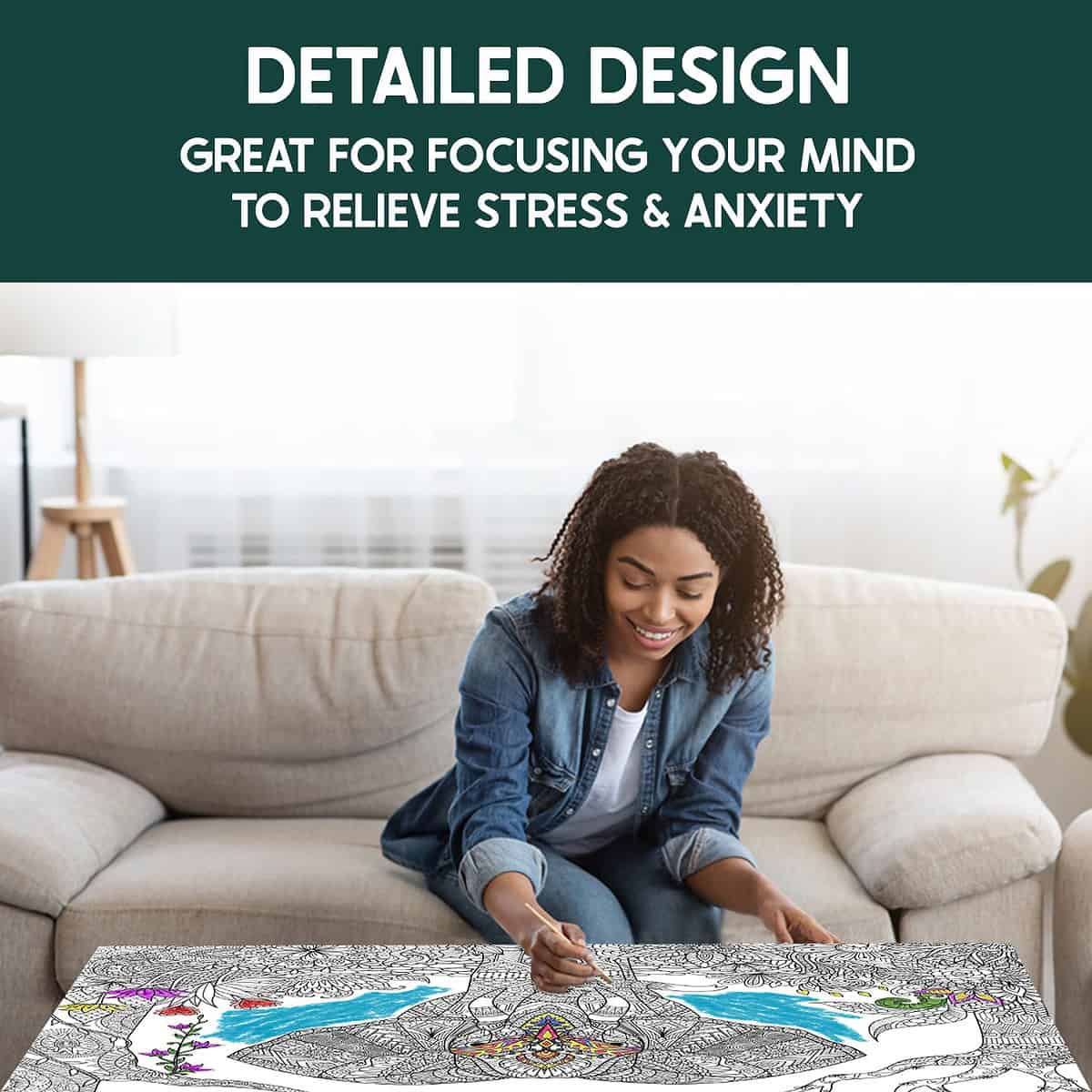 Elephant Coloring Poster - Image 4