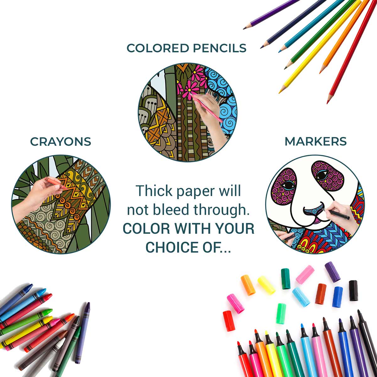 Panda Coloring Poster - Image 4