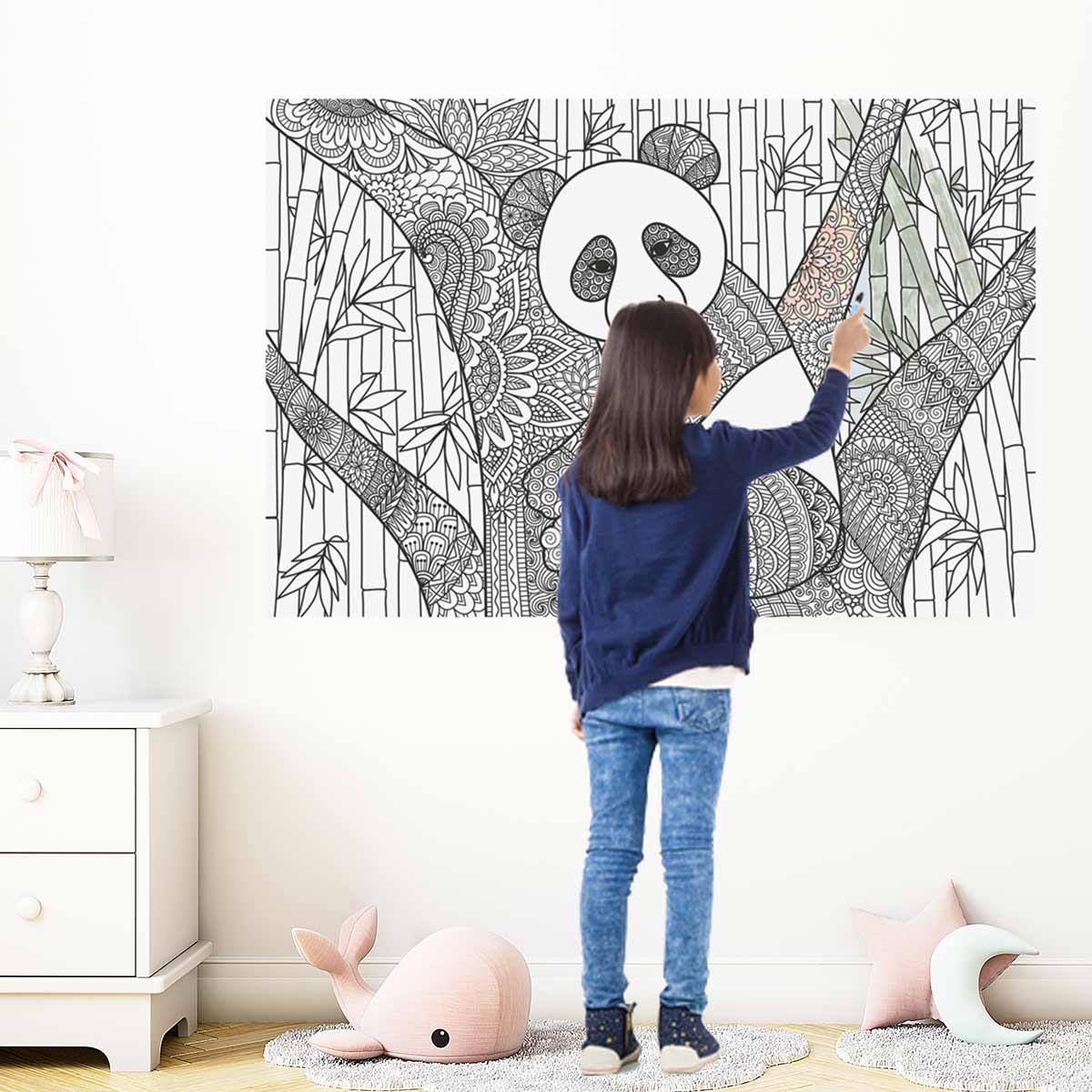 Panda Coloring Poster - Image 7