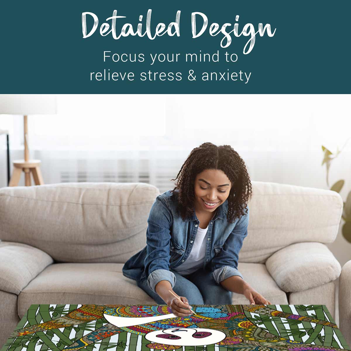 Panda Coloring Poster - Image 5