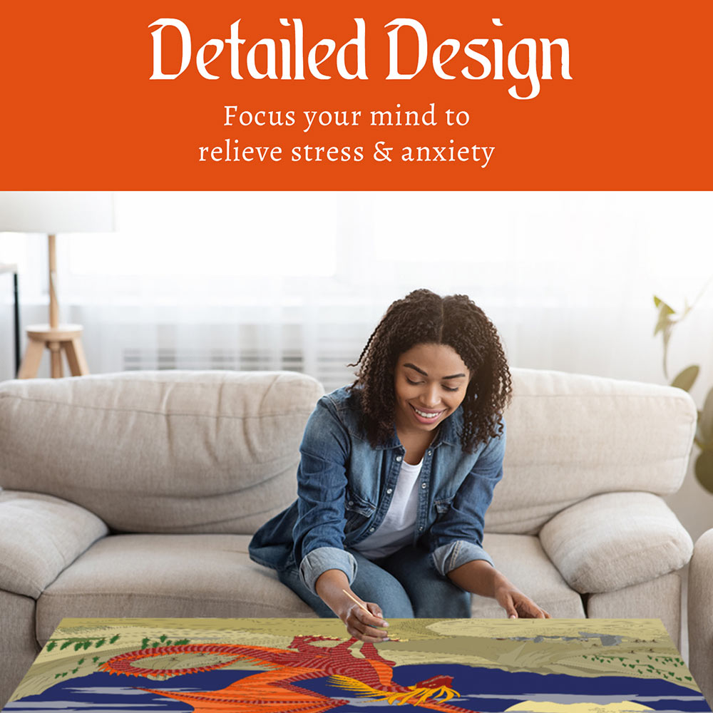 Dragon Coloring Poster - Image 8